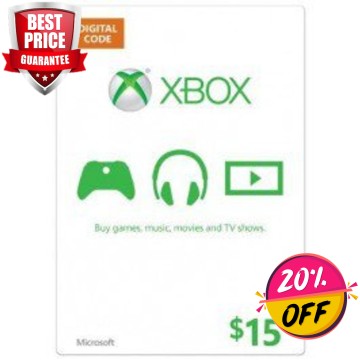 MICROSOFT GIFT CARD - $15 (XBOX ONE/360) USA